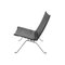 Pk-22 Lounge Chair in Patinated Black Leather by Poul Kjærholm, 1980s 4