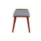 Papa Bear Chair with Stool in Blue Fabric by Hans Wegner, 1970s, Set of 2 20