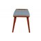 Sedia Papa Bear con sgabello in tessuto blu di Hans Wegner, anni '70, set di 2, Immagine 20