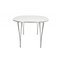 White Dining Table by Piet Hein, 1980s, Image 2