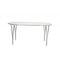 White Dining Table by Piet Hein, 1980s 1