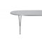 Grey Dining Table by Piet Hein, 1980s 3