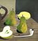 Pipe & Pears, Peinture à l'Huile, 1950s, Encadré 13