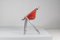 Mid-Century Red Plona Chair attributed to G. Piretti for Anonima Castelli, Italy, 1970s 8