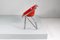 Mid-Century Red Plona Chair attributed to G. Piretti for Anonima Castelli, Italy, 1970s, Image 7