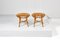 Bamboo and Wicker Stools by Franco Albini for Bonacina, 1960s, Set of 2 2