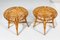 Bamboo and Wicker Stools by Franco Albini for Bonacina, 1960s, Set of 2, Image 5