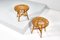 Bamboo and Wicker Stools by Franco Albini for Bonacina, 1960s, Set of 2, Image 6