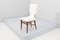 Ico Parisi zugeschriebene Mid-Century Stühle aus Holz & Stoff für Cantù, Italien, 1960er, 6er Set 8