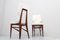 Ico Parisi zugeschriebene Mid-Century Stühle aus Holz & Stoff für Cantù, Italien, 1960er, 6er Set 10
