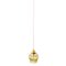 Vintage Pendant Light in Beige Glass with Bubbles, Image 6