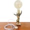 Lampe de Bureau Vintage Baroque Angel en Laiton et Marbre 3