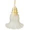 Vintage Baroque Hanging Light in Matt Glass White 2