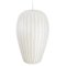 Vintage Glass Hanging Lamp in White Milk Glass by Louis Kalff for Philips, 1960s, Image 8