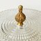 Lámpara de techo barroca Messing Faceta de vidrio tallado Techo Lirio francés, Imagen 13