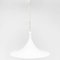 Weiße Vintage Hexenhut Trompetenlampe von Dijkstra 7