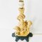 Barocke Italienische Cherubin Tischlampe aus Alabaster von A. Santini 3