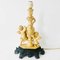 Barocke Italienische Cherubin Tischlampe aus Alabaster von A. Santini 5