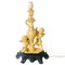 Baroque Italian Cherubins Table Lamp in Alabaster from A. Santini, Image 1