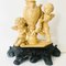 Barocke Italienische Cherubin Tischlampe aus Alabaster von A. Santini 12