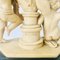 Barocke Italienische Cherubin Tischlampe aus Alabaster von A. Santini 16