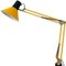 Lámpara de tijeras vintage en amarillo ocre, años 60, Imagen 1