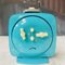 Coroon Repeat Alarm Clock in Turquoise from Seiko, 1960s 7
