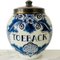 Pot Toeback Bleu de Velsen Keramiekfabriek pour Delft, 1950s 8