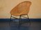 Mid-Century Bamboo and Iron Pod Chair, 1960s 3