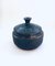 Vintage Art Pottery Studio Perignem Amphora Schale mit Deckel, Belgien, 1960er 12