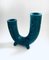 Brutalist Art Pottery Studio Fat Lava Horn Spout Vase, Belgium, 1960s, Image 7