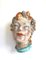 Busto de mujer Art Déco de cerámica al estilo de Goldscheider, años 30, Imagen 1