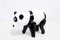 Panda de cristal de Murano, años 70, Imagen 2