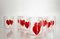 Valentines Collection Glasses by Maryana Iskra for Ribes the Art of Glass, Set of 6 7