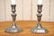 Antique Swedish Baroque Pewter Candlesticks, 1750, Set of 2 1