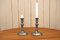 Antique Swedish Baroque Pewter Candlesticks, 1750, Set of 2, Image 3