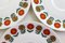 Tazas de café y platillos de porcelana, años 70. Juego de 6, Imagen 8