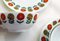 Tazas de café y platillos de porcelana, años 70. Juego de 6, Imagen 2