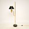 Lámpara de pie vintage de latón y mármol, años 30, Imagen 1