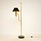 Lámpara de pie vintage de latón y mármol, años 30, Imagen 2