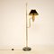 Lámpara de pie vintage de latón y mármol, años 30, Imagen 4