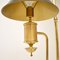 Lámpara de pie vintage de latón y mármol, años 30, Imagen 8