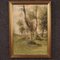 M. Gheduzzi, Small Landscape, 1940, Oil on Board, Framed 1