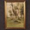 M. Gheduzzi, Small Landscape, 1940, Oil on Board, Framed, Image 1