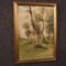 M. Gheduzzi, Piccolo paesaggio, 1940, Olio su tavola, con cornice, Immagine 7