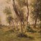 M. Gheduzzi, Small Landscape, 1940, Oil on Board, Framed, Image 2