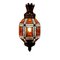 Brass and Amber Crystal Sconces, Set of 2 4