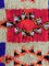 Traditional Checkered Cotton Moroccan Berber Runner Rug, 1980s, Image 7