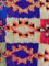 Alfombra de pasillo bereber marroquí tradicional de algodón a cuadros, años 80, Imagen 5
