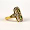 Art Deco Ring mit Smaragden, 1900 3